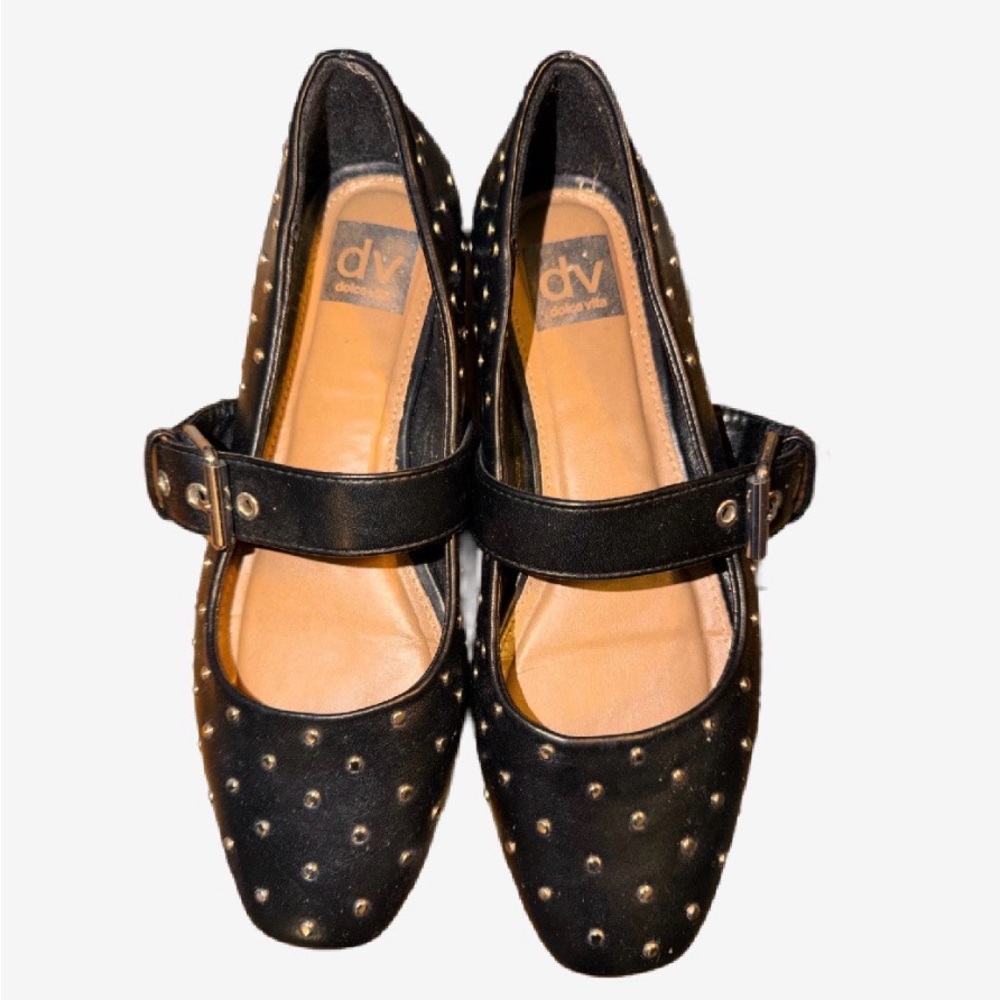 SOLD DV by Dolce Vita Black Studded Loafers